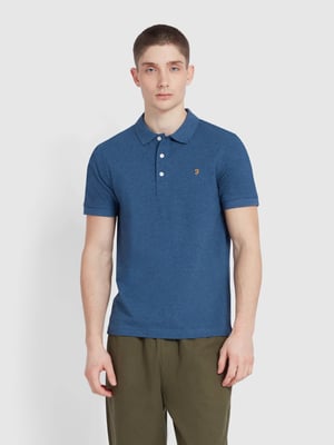 Mens Cold Metal Marl Blanes Polo Shirt