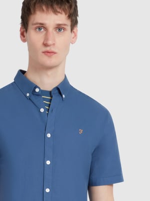 Mens Cold Metal Brewer Button Down Shirt