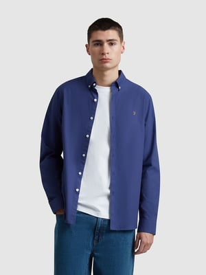 Mens Sigil Blue Brewer Long Sleeve Shirt