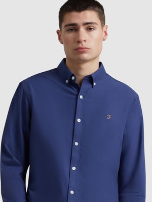 Mens Sigil Blue Brewer Long Sleeve Shirt