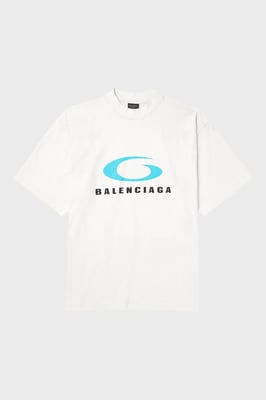 Balenciaga Loop Sports Icon Tee White, Unisex