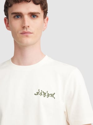 Mens Ecru Amesbury Graphic T-Shirt