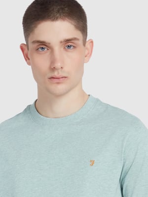 Mens Grove Green Marl Danny Regular Fit T-Shirt