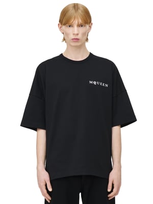 Vertical Back Logo T-Shirt in Black