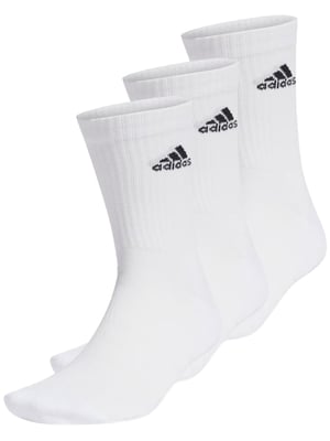 Adidas | Herr vadderade strumpor i crew-längd, 3-pack