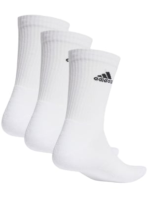 Adidas | Herr vadderade strumpor i crew-längd, 3-pack
