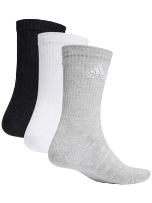 Adidas | Herr vadderade strumpor i crew-längd, 3-pack