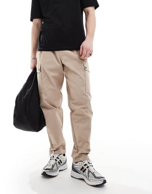 Jack & Jones bill bred passform cargobyxa i beige