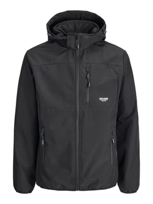 Jack & Jones Jas zomer Theo Softshell Jacket Zwart