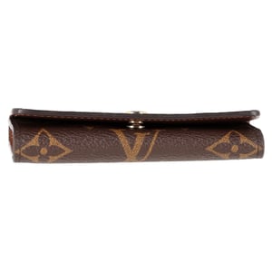 Louis Vuitton sleutelhouder in bruin gecoat canvas