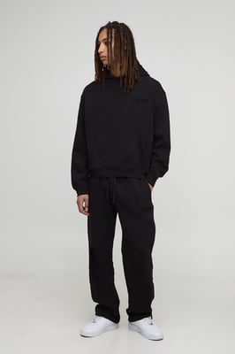 Oversized Man Raglan Hooded Tracksuit