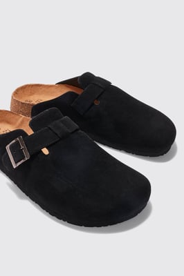 Faux Suede Mule