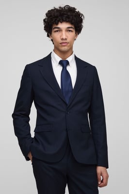 Slim Single Breasted Suit Jacket