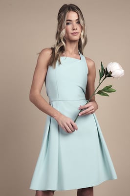 Teen Bow Back Mini Dress