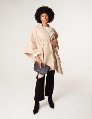 Belted Cape Coat