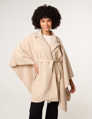 Belted Cape Coat