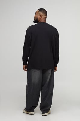 Plus Spray Washed Paint Splatter Balloon Jeans