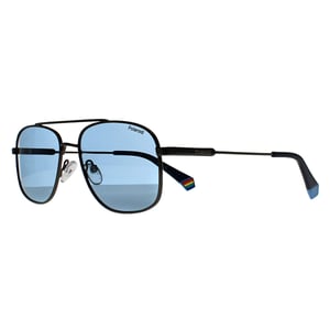 Polaroid Aviator Mens Ruthenium Blue Polarized PLD 6235/S/X