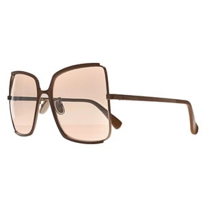 Max Mara Vierkant Dames Glimmend Licht Brons Roviex Bruin Verloop MM0070-H