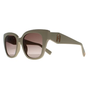 Furla Vierkant Dames Glimmend Beige Crème Donkerbruin Kleurverloop SFU812