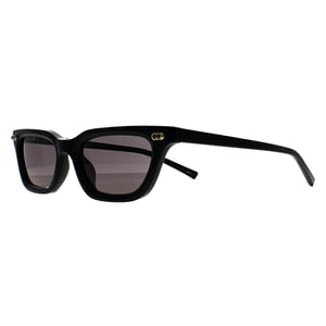 Gucci Cat Eye Dames Glimmend Zwart Grijs met Licht Spiegeltje GG1944S