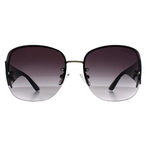 Guess Rimless Womens Gold Smoke Grey Gradient GO00034