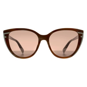 Furla Cat Eye Womens Honey Brown White Horn Brown SFU783