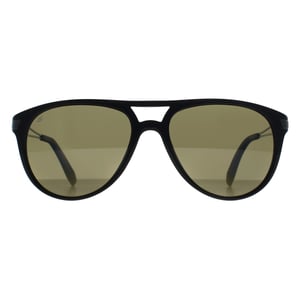 Serengeti Aviator Mens Shiny Black Polarized 555nm Green Photochromic Udine