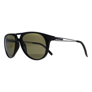 Serengeti Aviator Mens Shiny Black Polarized 555nm Green Photochromic Udine