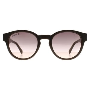 Lacoste Round Womens Transparent Light Grey Taupe Nude Gradient L6000S