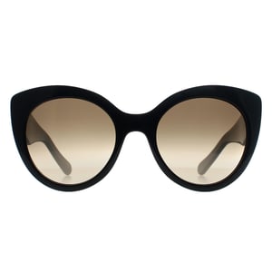 Salvatore Ferragamo Cat Eye Womens Zwart Gancini Grijs SF964S