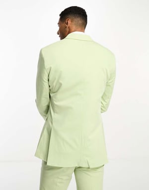 Jack & Jones Premium slim fit kostymjacka i mintgrön