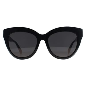 Furla Cat Eye Womens Shiny Black Smoke Dark Grey SFU780