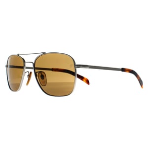 David Beckham Aviator Heren Palladium Grijs Bruin DB 7019/S
