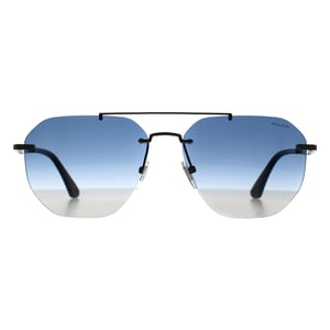 Police Rimless Mens Glossy Bakelite Blue Gradient SPLF68M Origins Nineties