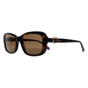 Love Moschino Rectangle Womens Havana Brown MOL060/S