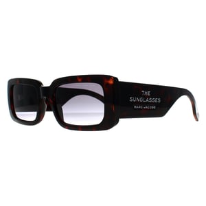Marc Jacobs Rechthoek Dames Donker Havana Grijs Azuur Gradiënt MARC 804/S