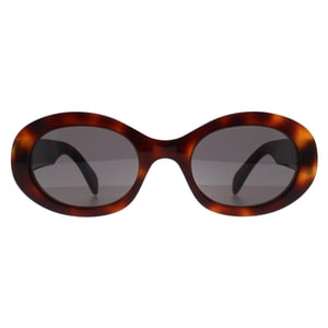 Celine Oval Womens Shiny Havana Grey CL40194U Triomphe