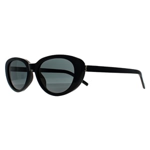 Saint Laurent Cat Eye Vrouwen Glimmend Zwart Grijs SL M154