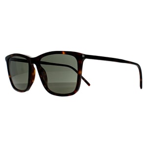 Saint Laurent Square Vrouw Donker Gespikkeld Havana Grijs SL 851