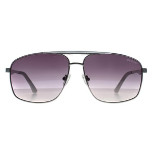 Guess Aviator Heren Glimmend Licht Nickeltin Grijs Gradiënt GO00063