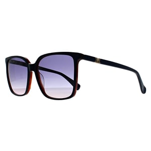 Max Mara Square Womens Shiny Bi-layer Navy Blue Gradient MM0046 Emme11