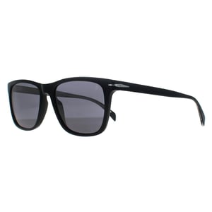 David Beckham Rechthoek Heren Zwart Grijs DB 1092/S