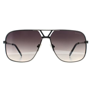 Guess Aviator Unisex Shiny Light Nickeltin Smoke Grey Gradient GO00066