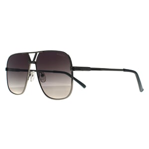 Guess Aviator Unisex Shiny Light Nickeltin Smoke Grey Gradient GO00066