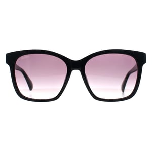 Max Mara Square Womens Shiny Black Smoke Grey Gradient MM0042 Logo9
