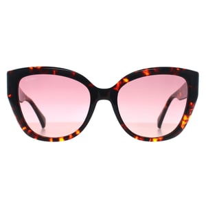 Max Mara Cat Eye Womens Red Havana Bordeaux Gradient MM0040 Logo 11