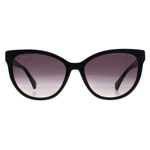 Max Mara Ronde Dames Glimmend Zwart Rook Grijs Kleurverloop MM0058 Logo 13