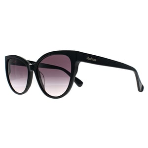 Max Mara Ronde Dames Glimmend Zwart Rook Grijs Kleurverloop MM0058 Logo 13