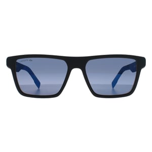 Lacoste Rechthoek Heren Mat Zwart Blauw L998S